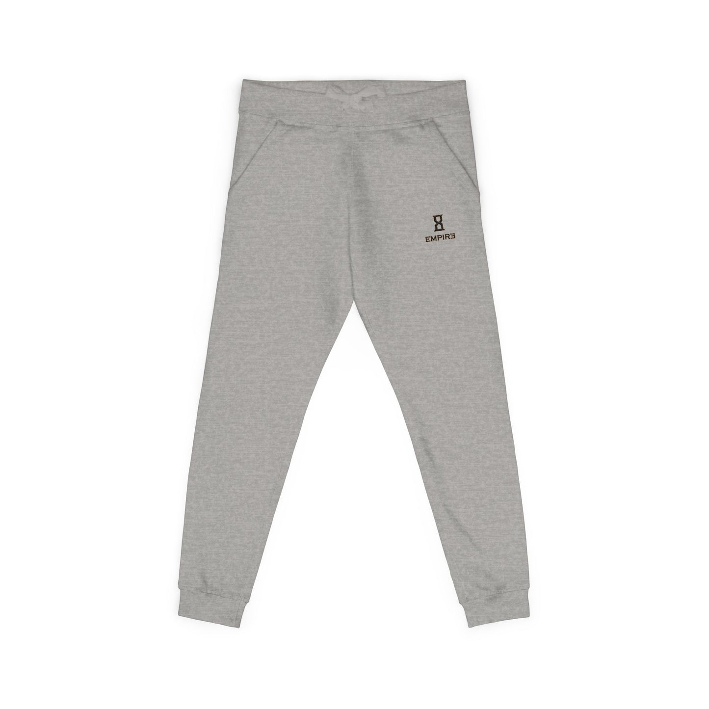 Embroidered Fleece Sweatpants — Cozy Olive Joggers