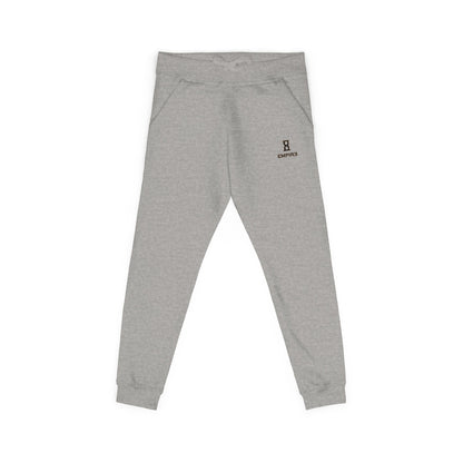 Embroidered Fleece Sweatpants — Cozy Olive Joggers