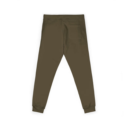 Embroidered Fleece Sweatpants — Cozy Olive Joggers