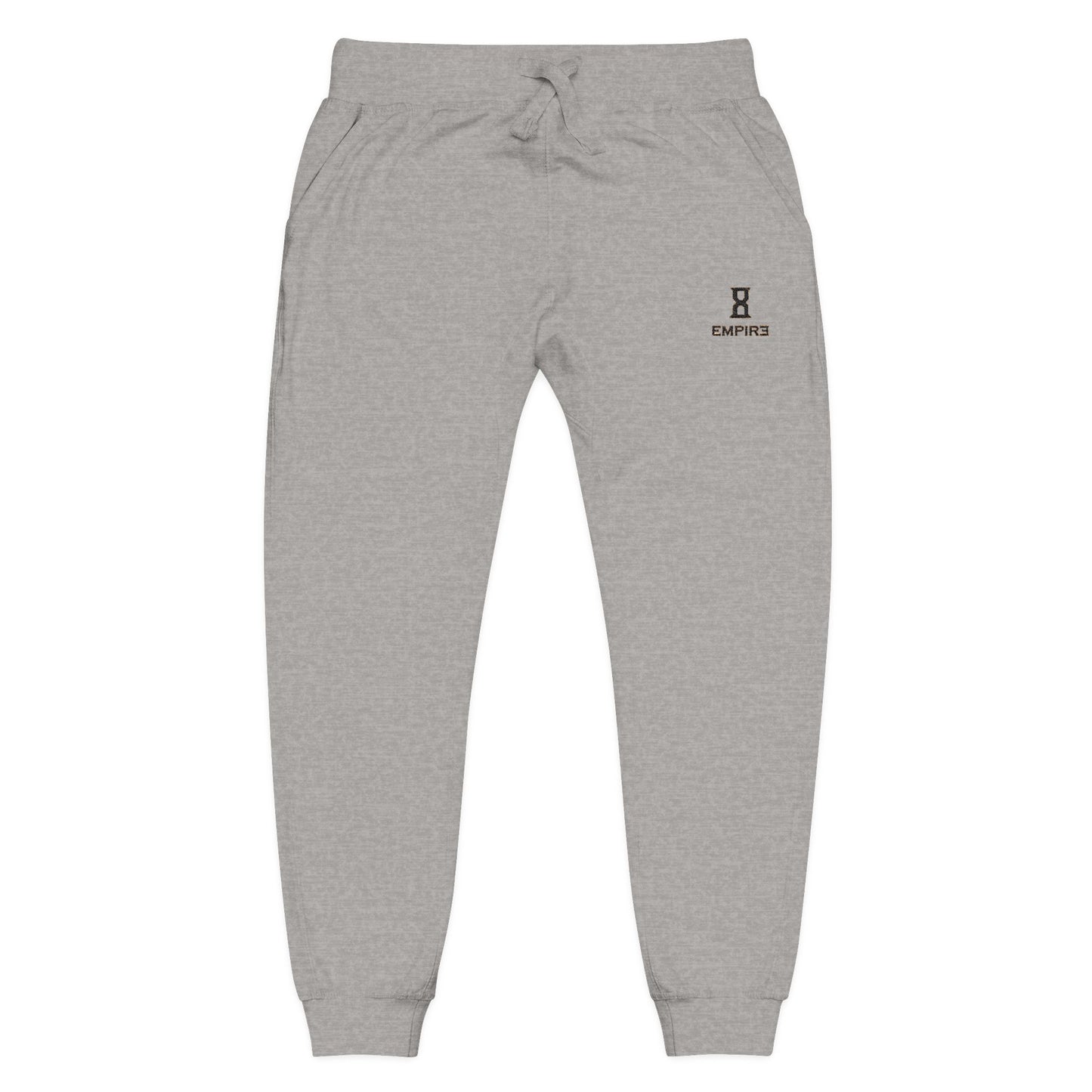 Embroidered Fleece Sweatpants — Cozy Olive Joggers