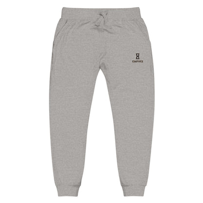 Embroidered Fleece Sweatpants — Cozy Olive Joggers