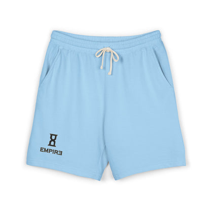 Fleece Sweat Shorts — EMPIRƎ 8 Logo Lightweight Garment-Dyed Lounge Shorts