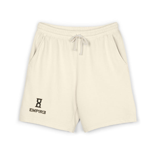 Fleece Sweat Shorts — EMPIRƎ 8 Logo Lightweight Garment-Dyed Lounge Sh
