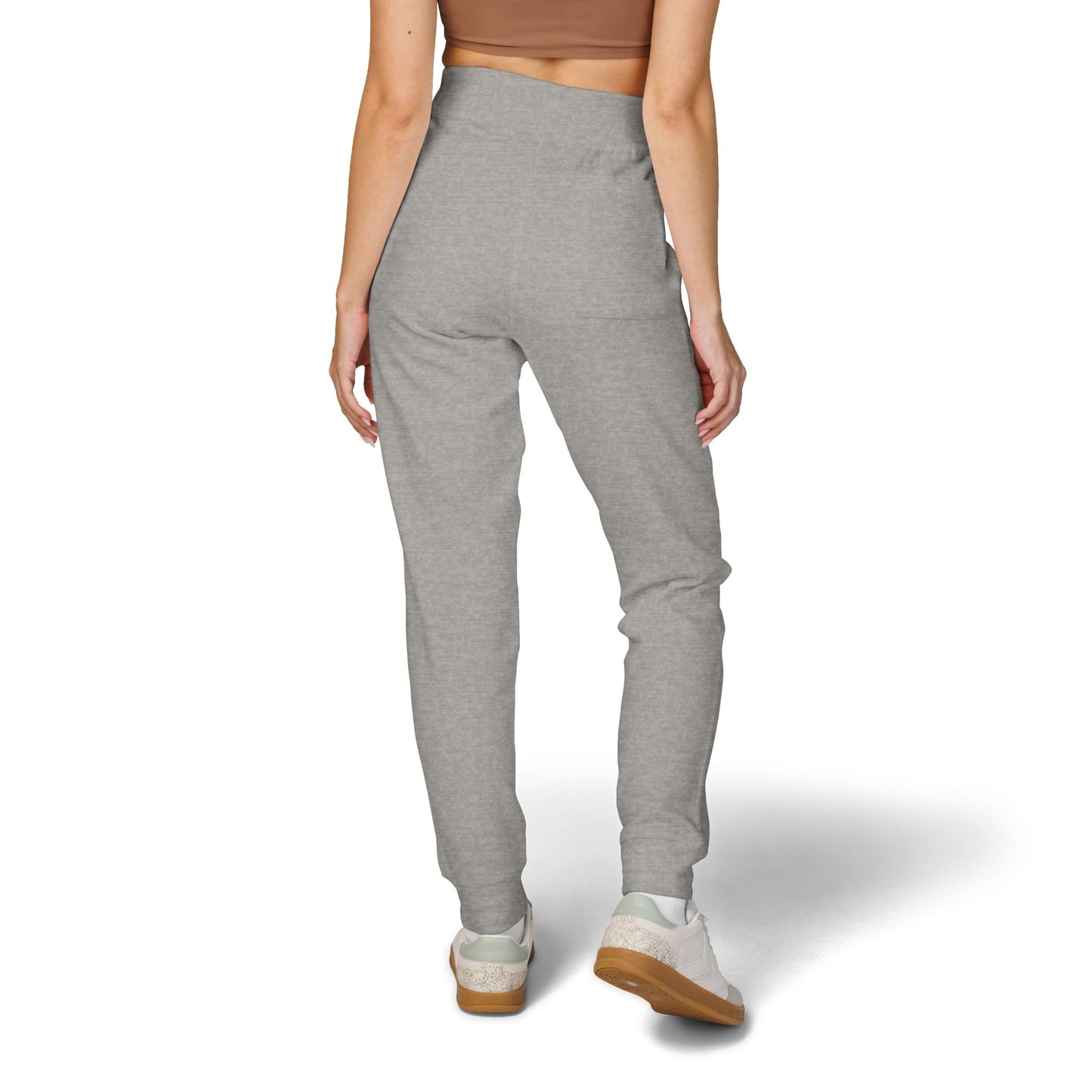 Embroidered Fleece Sweatpants — Cozy Olive Joggers
