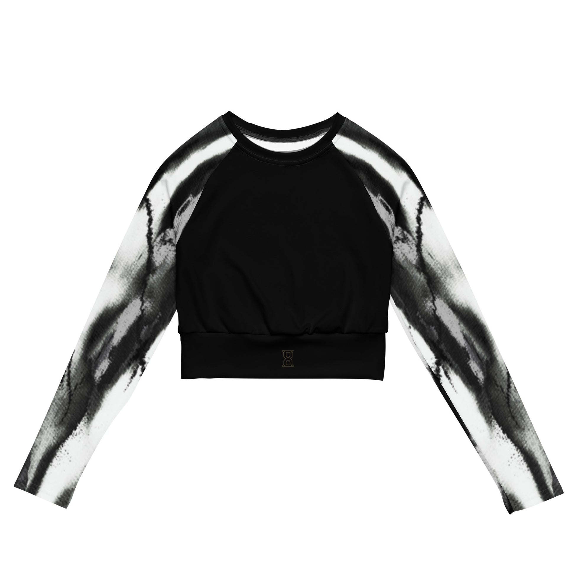 Recycled Long Sleeve Crop Top – Sustainable Women’s Streetwear Top | EMPIRƎ