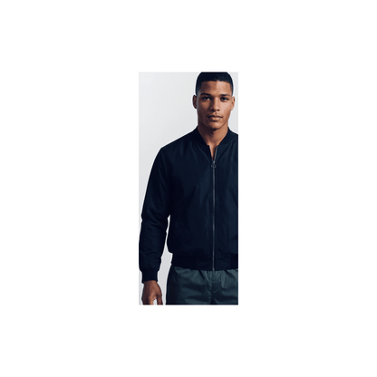 Men’s Black Bomber Jacket — Classic Lightweight Zip Jacket - EMPIRE 8