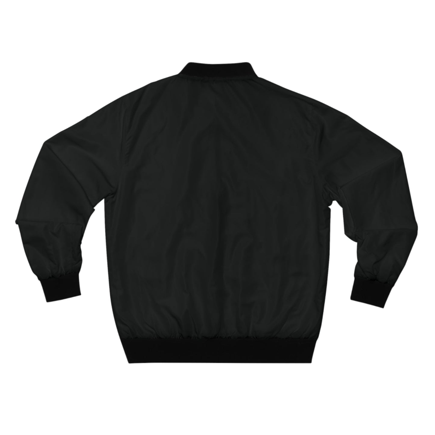 Men’s Black Bomber Jacket — Classic Lightweight Zip Jacket - EMPIRE 8