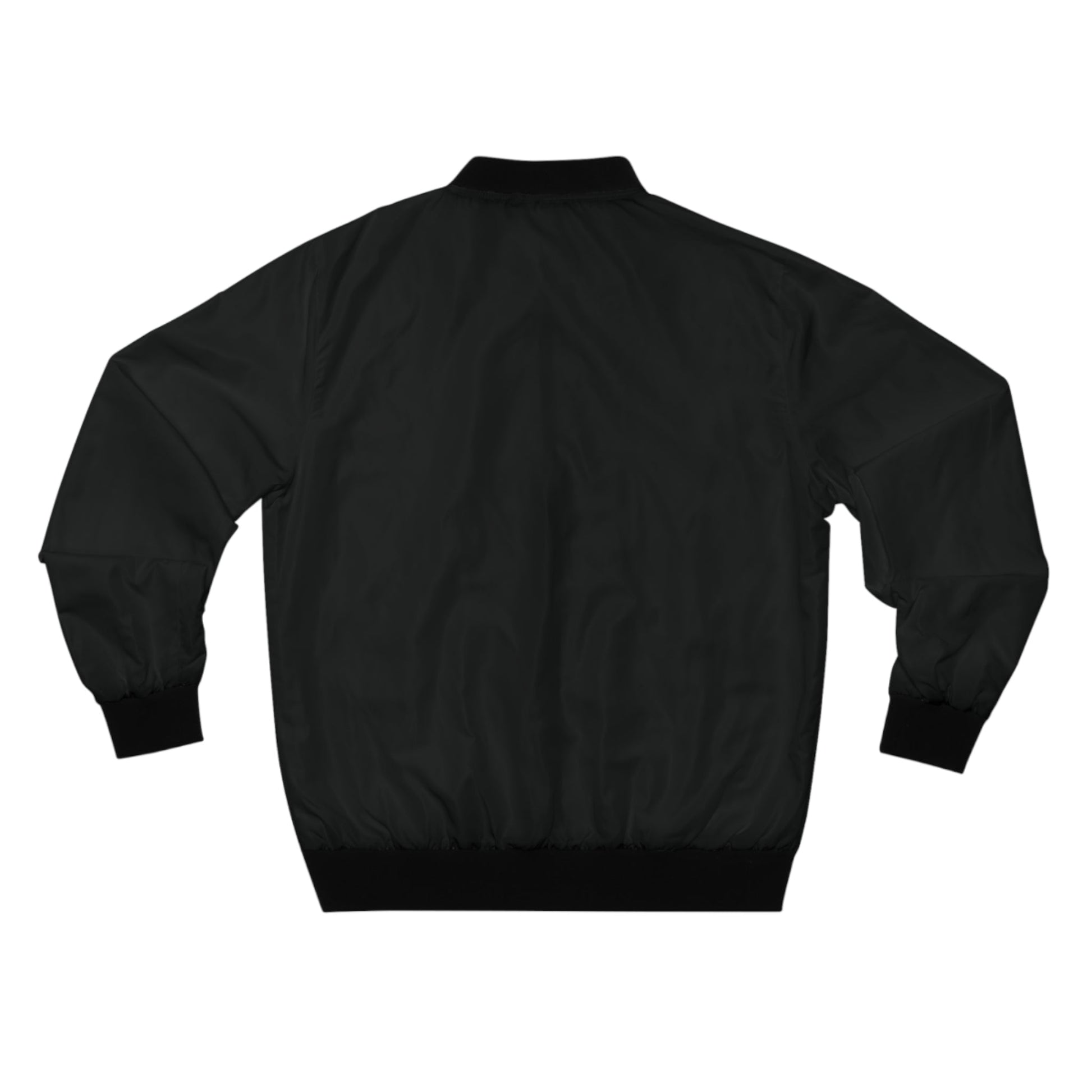 Men’s Black Bomber Jacket — Classic Lightweight Zip Jacket - EMPIRE 8
